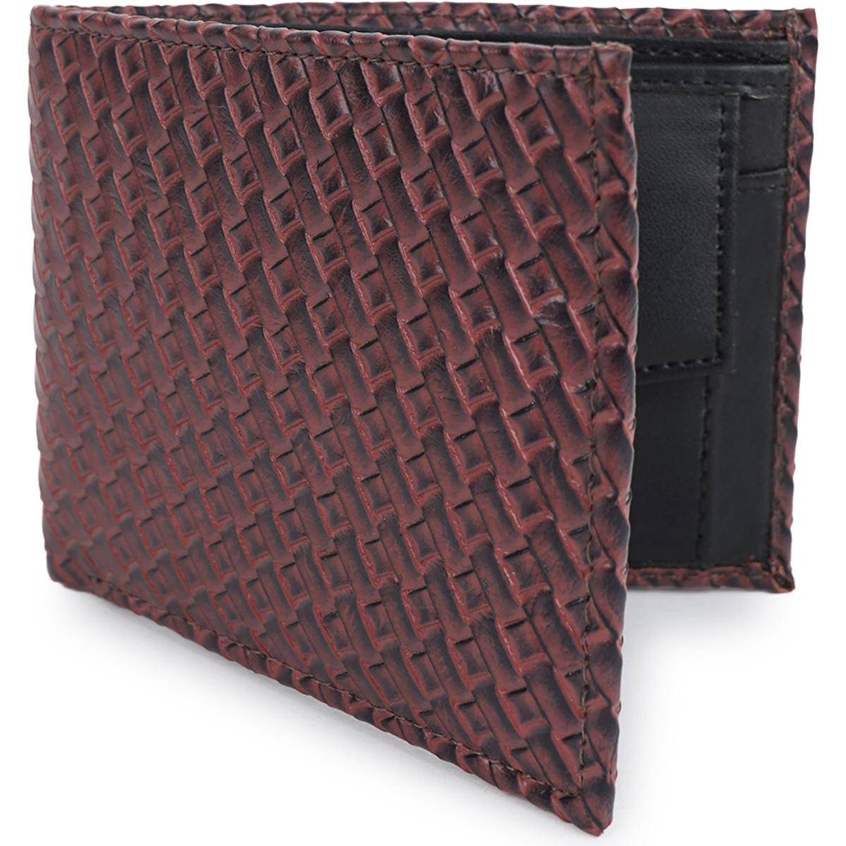 Cimoni Casual Slim Design Maroon Wallet