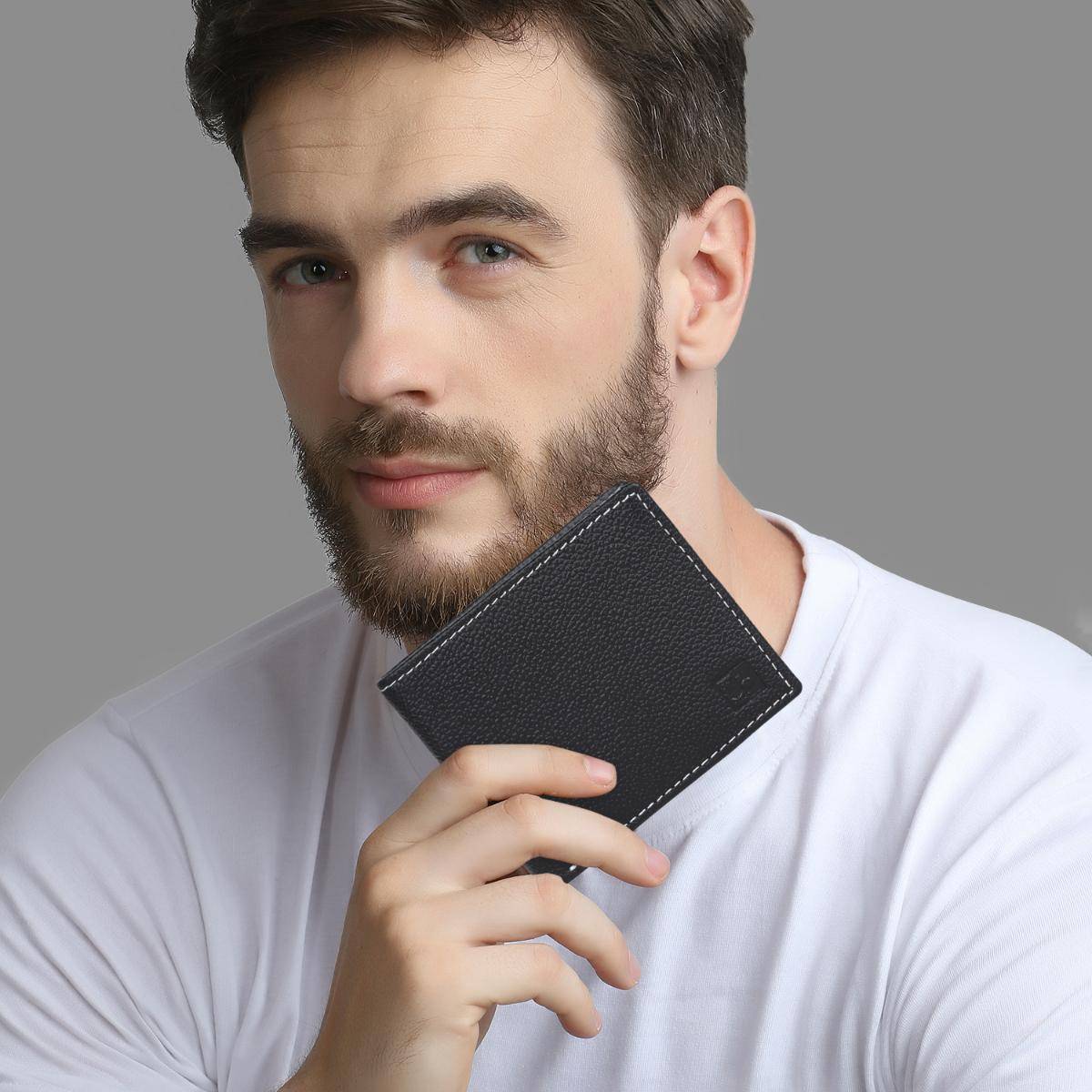 Cimoni Slim Design Black Wallet