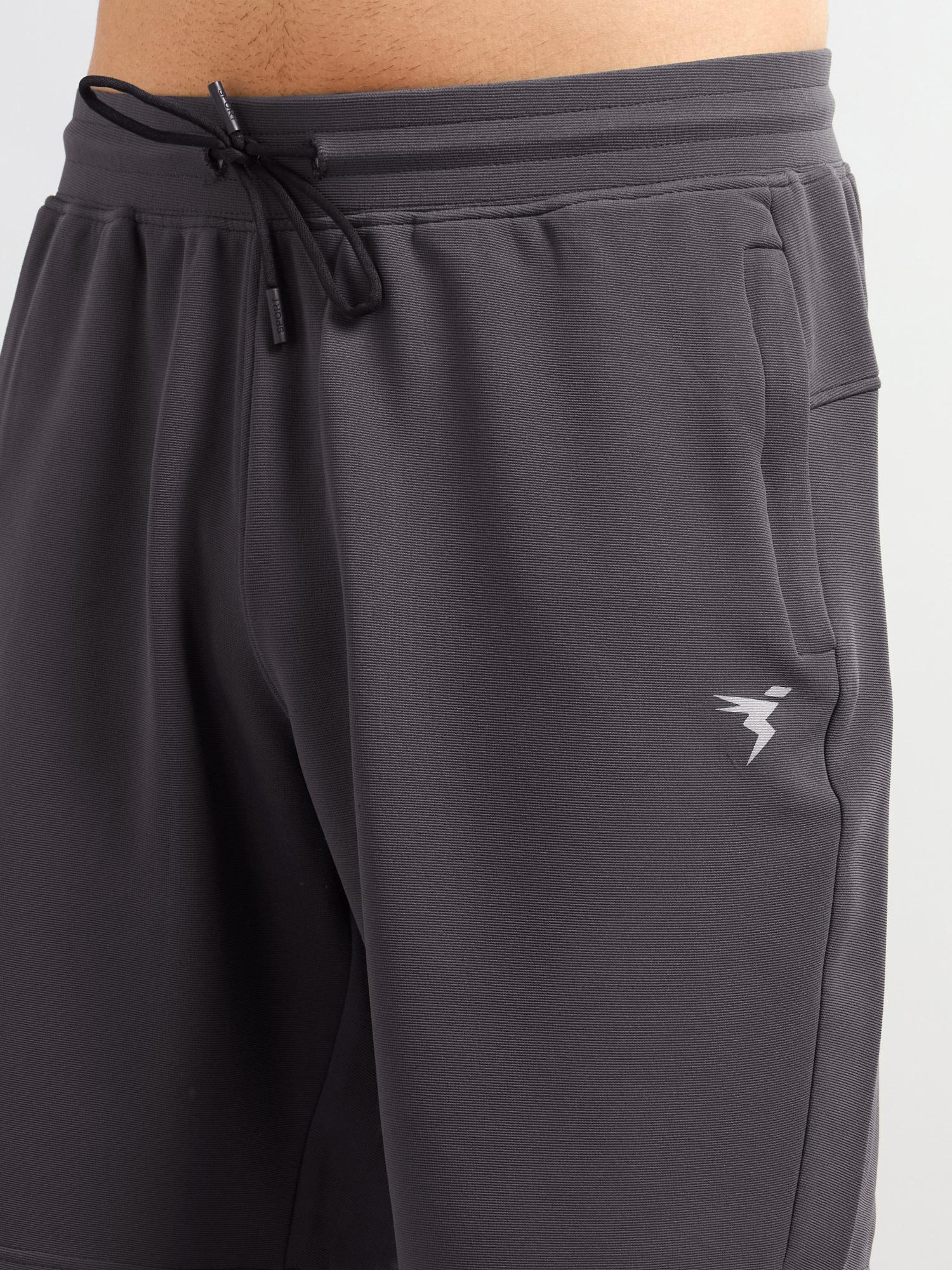 Buy Technosport Mens Grey TS FLEXI Solid Slim Fit Sports Shorts Online