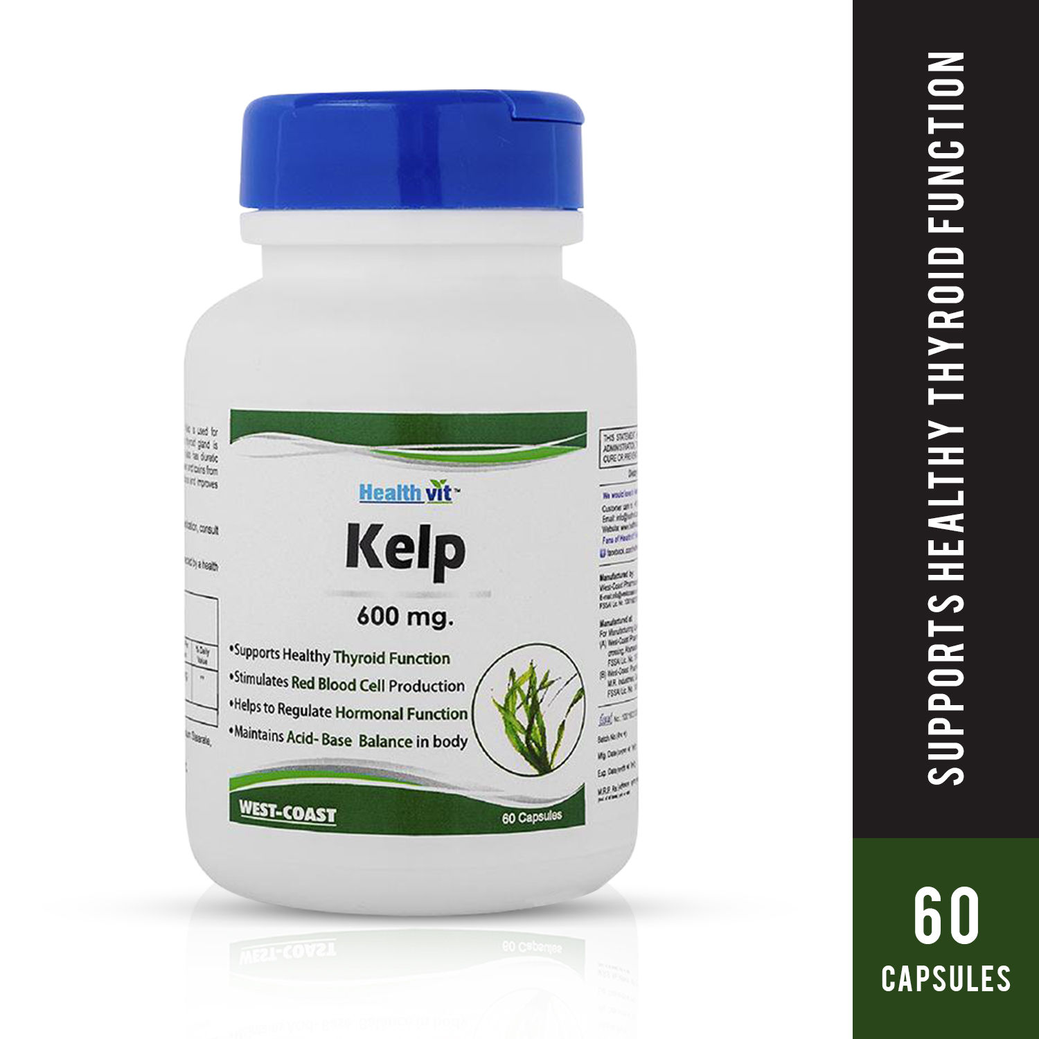 HealthVit Kelp 600mg 60 Capsules