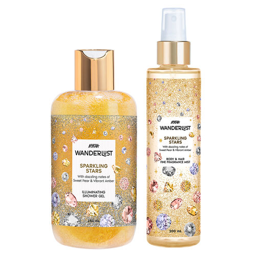 Buy Wanderlust Sparkling Stars Perfume Bodycare Combo Pack of