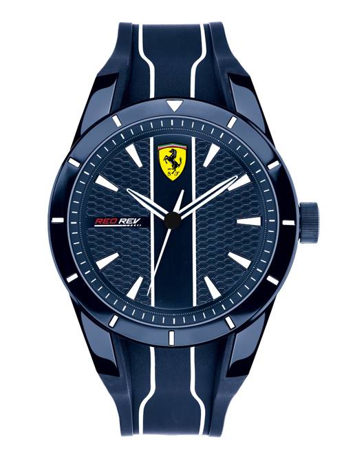 Buy Scuderia Ferrari Redrev 0830541 Blue Dial Analog Watch For Men 