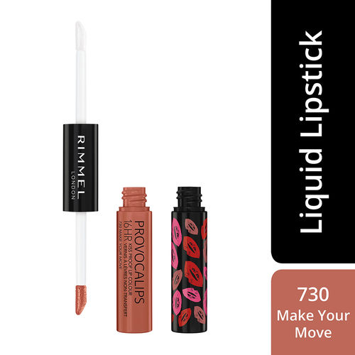 Rimmel London Provocalips 16hr Kiss Proof Lip Colour 730 Make Your Move Buy Rimmel London Provocalips 16hr Kiss Proof Lip Colour 730 Make Your Move Online At Best Price In India Nykaa
