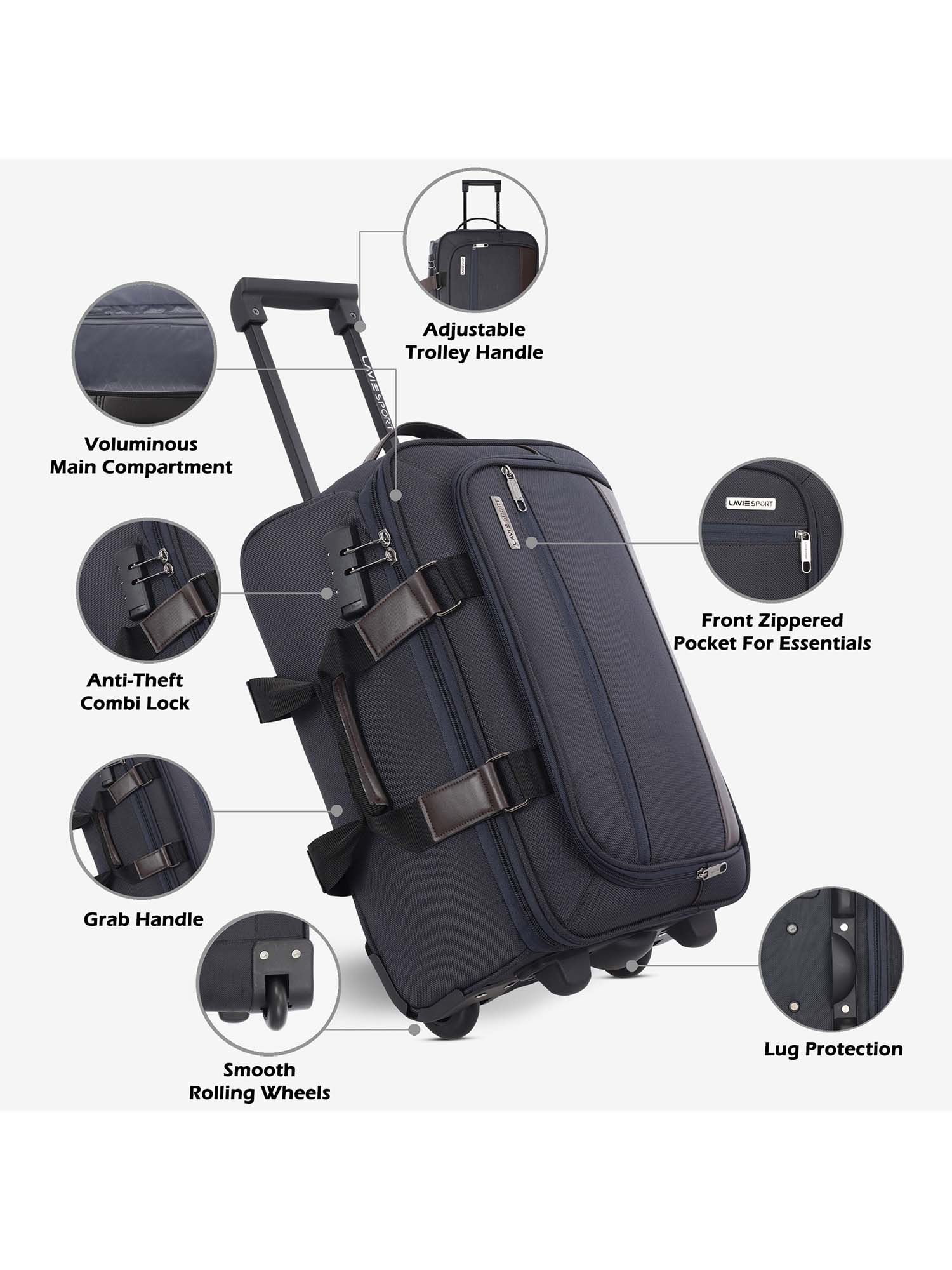 Buy Lavie Sport Unisex Matrix 14 Inch Laptop Travel Wheel Duffle