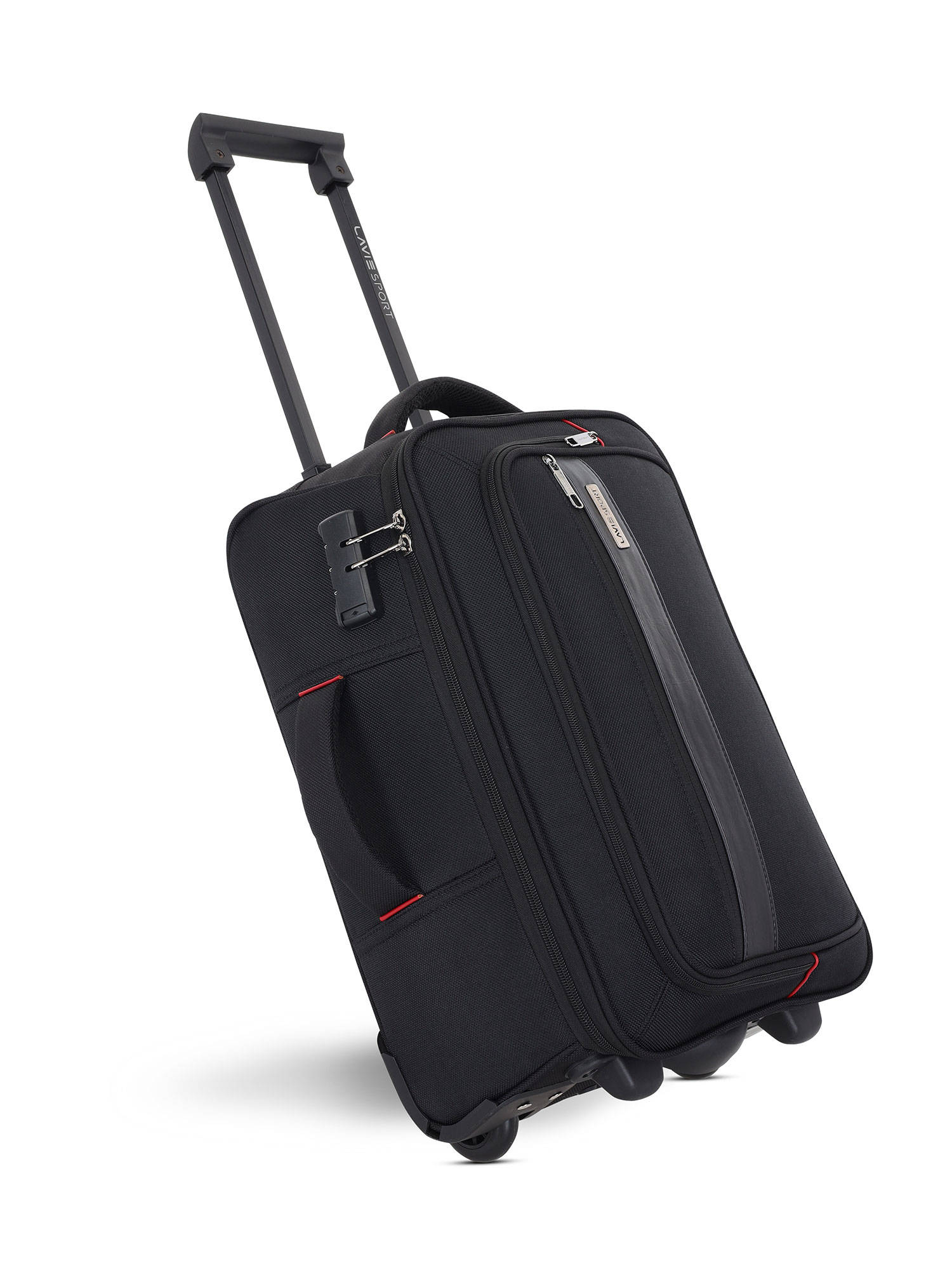 Lavie Sport Unisex Royalty 14 Inch Laptop Wheel Duffle (Black)