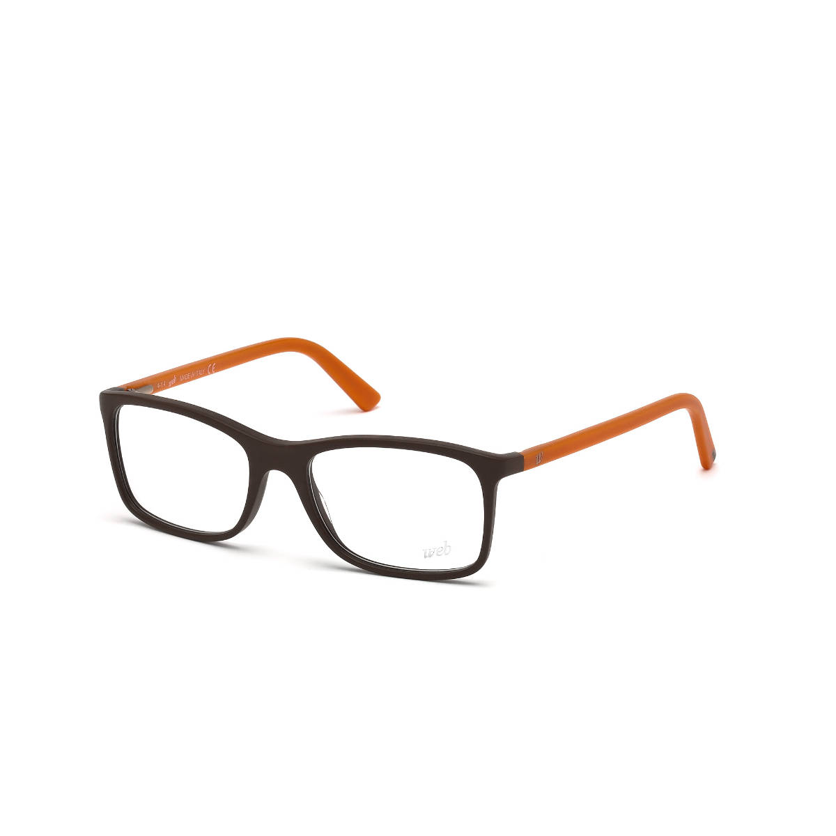 Web Eyewear Brown Plastic Men Frame WE5156 53 049