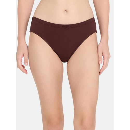 Buy Zivame Rosaline Medium Rise Full Coverage Bikini Panty Multi