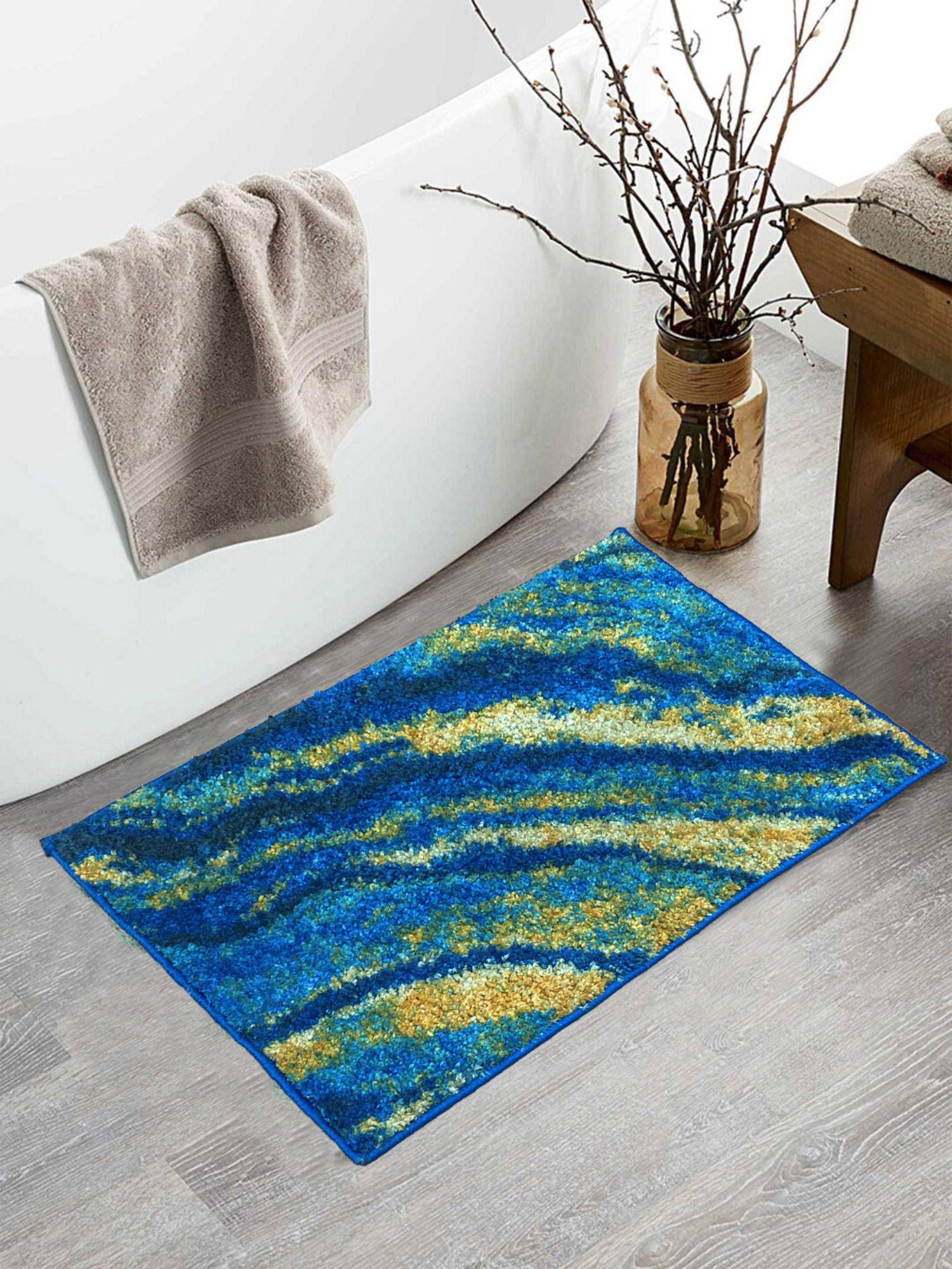 BIANCA Multi-Colour Super Soft Designer Anti Slip Bath Mat