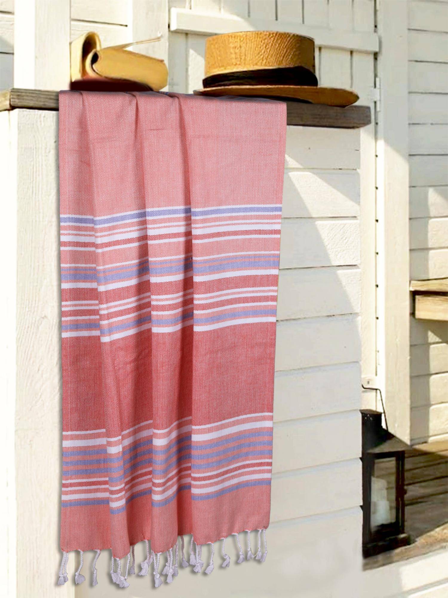 BIANCA Pink Ultra Soft Turkish Hammam Towel
