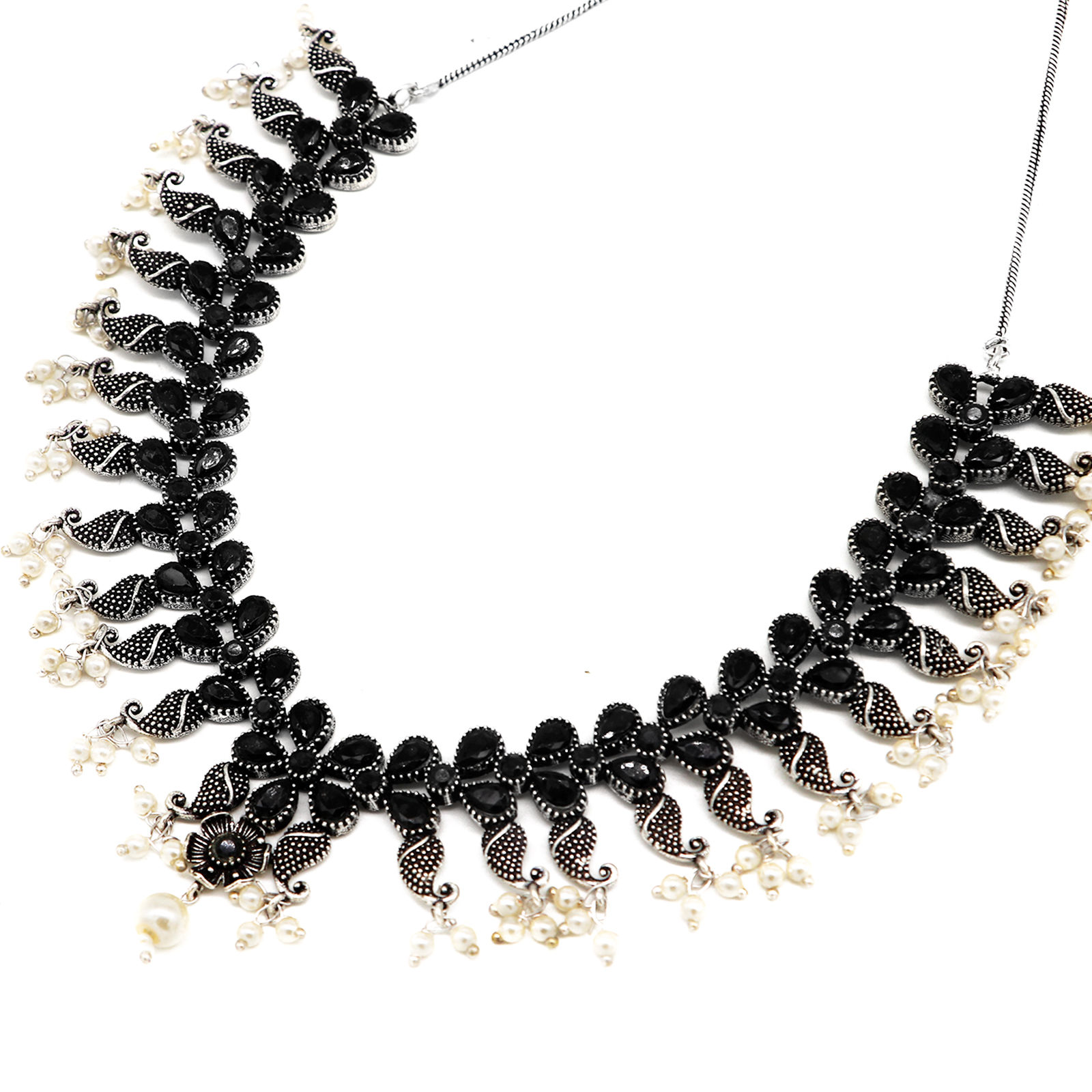 Amazon.com: BlueRica Black Onyx Crystal Point on Adjustable Black Cord  Necklace : Clothing, Shoes & Jewelry