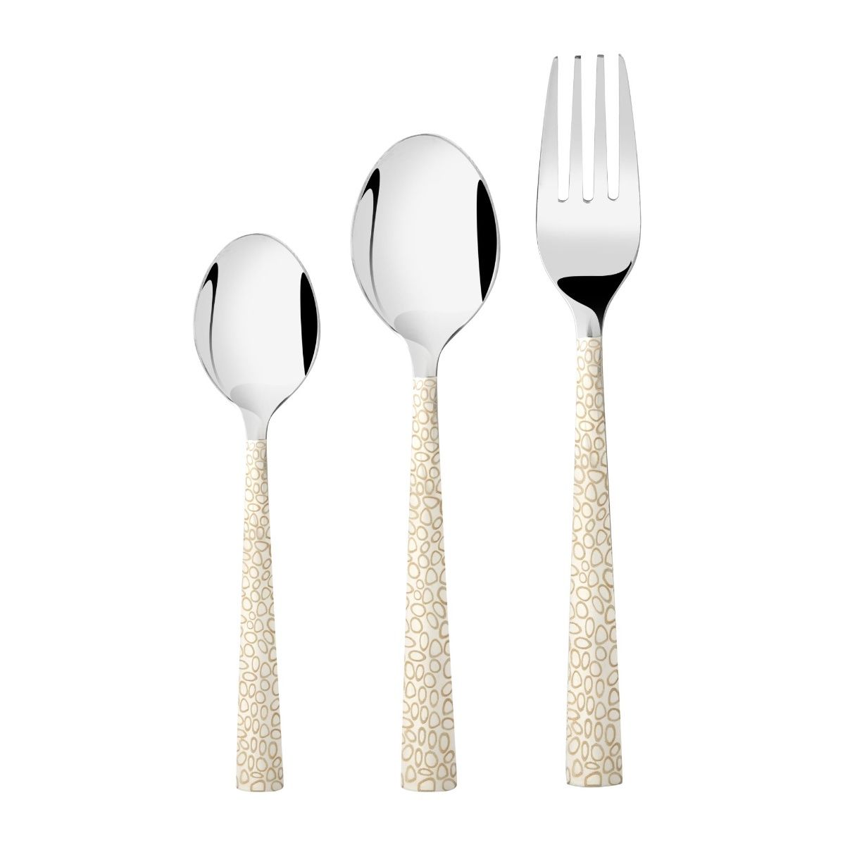 FNS Montavo by Pebble Premium Laser Engraved Cutlery Set of 18 Pcs Buy