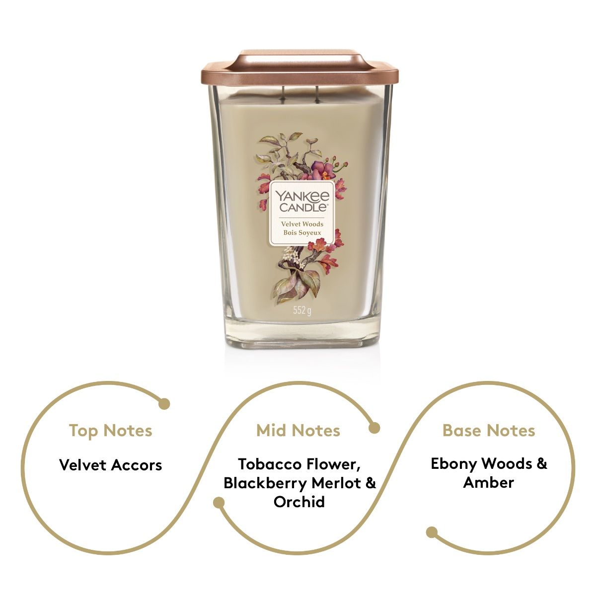 Buy Yankee Candle Elevation Large Jar Scented Candle Velvet Woods Online