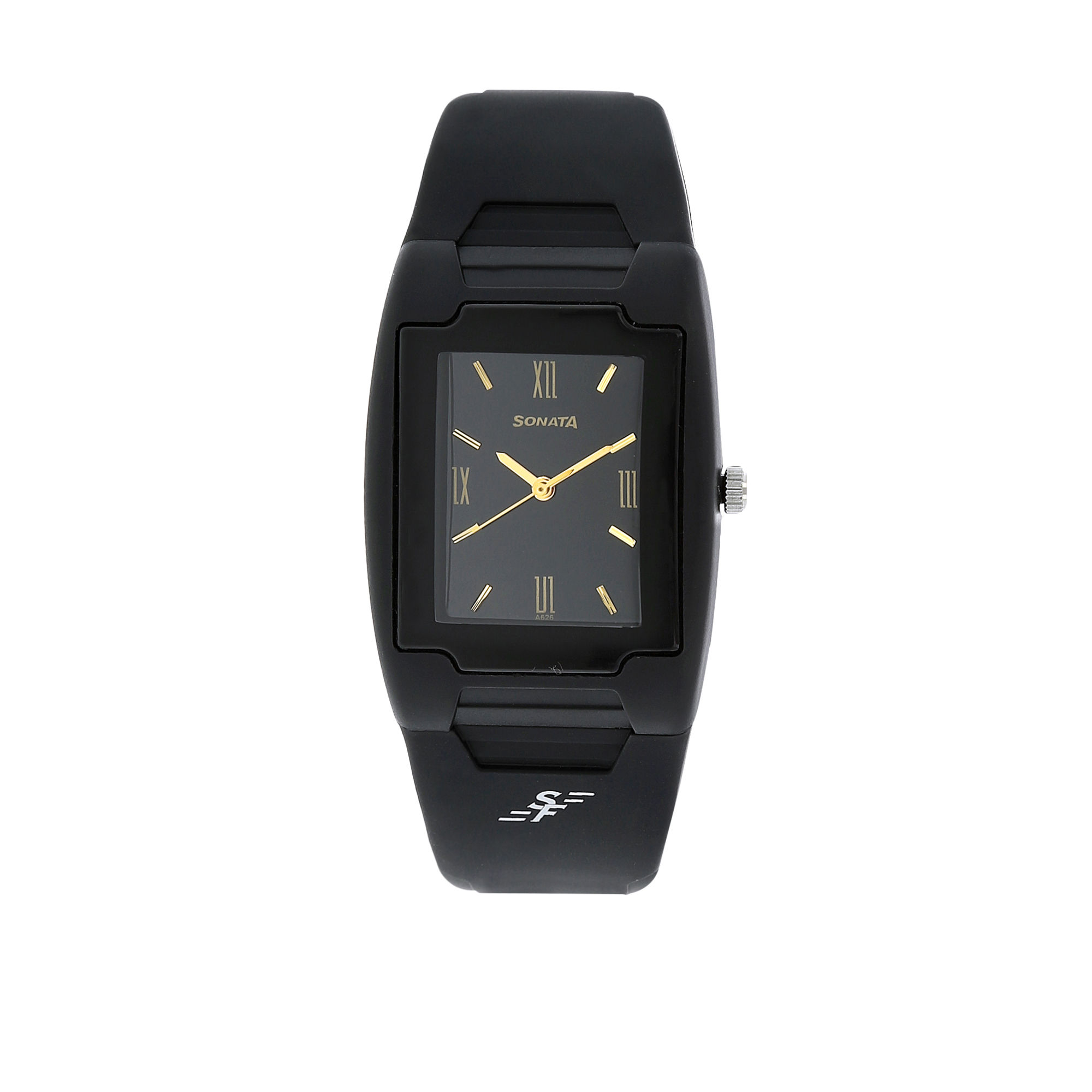 Sonata watch best sale price black colour