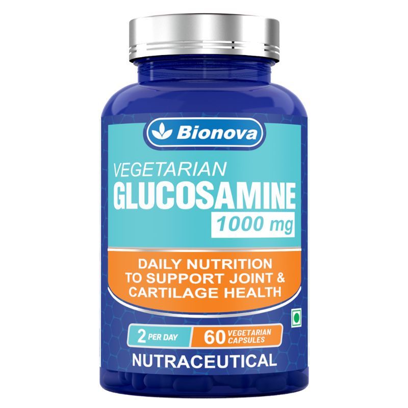 Buy Bionova Vegetarian Glucosamine 1000mg Capsules For Joint Health And ...