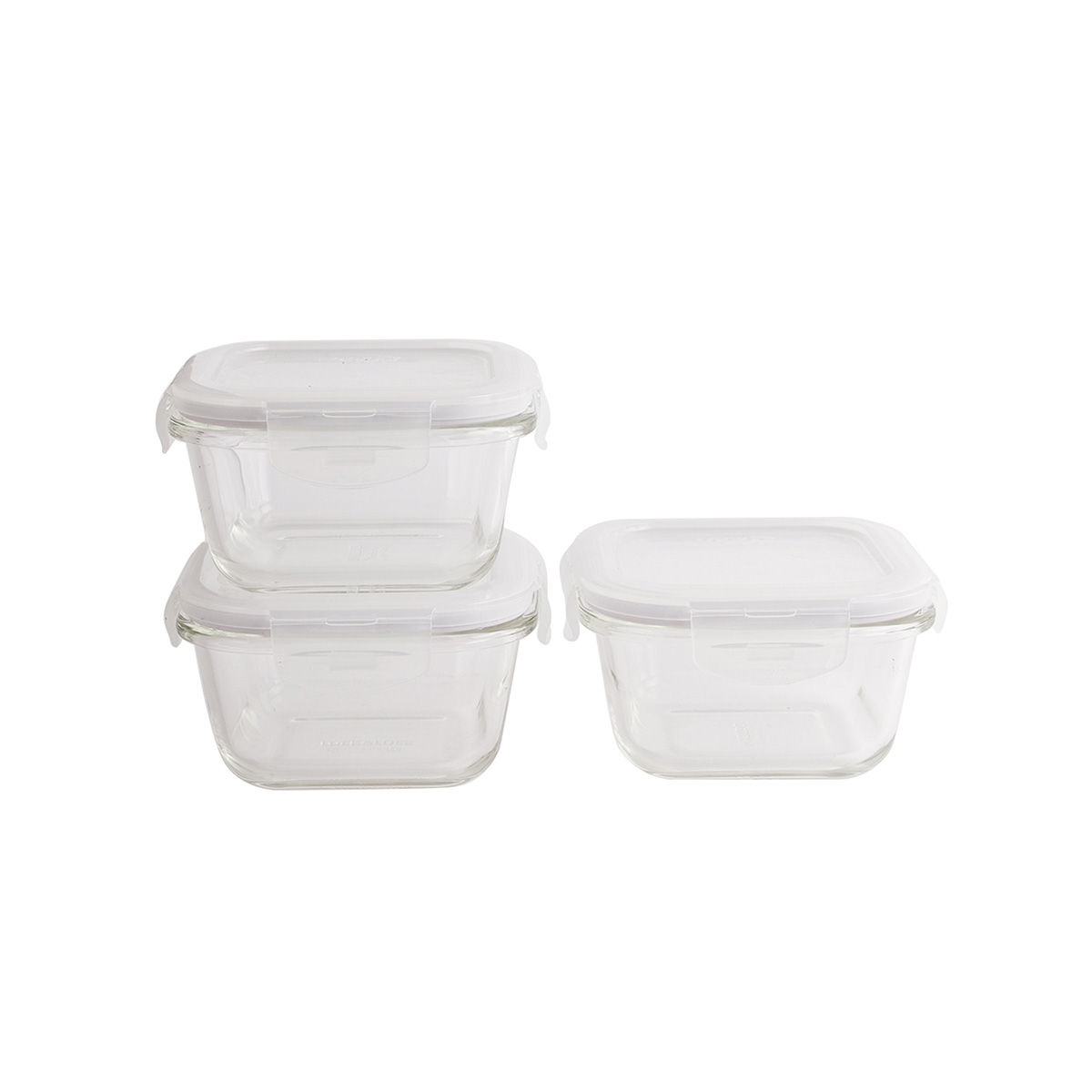 Lock & Lock Oven Glass Airtight Food Storage Container 300 Ml