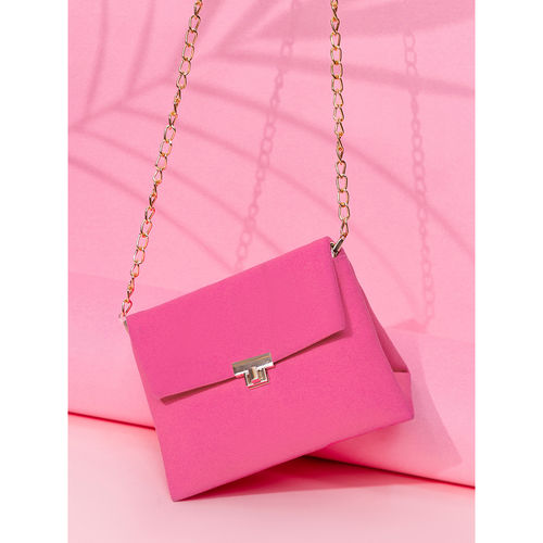 EcoRight Hot Pink Mini Chain Sling Bag