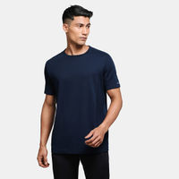 Buy Men's Super Combed Cotton Blend Graphic Printed Round Neck Half Sleeve  T-Shirt with Stay Fresh Treatment - Quite Shade MV02