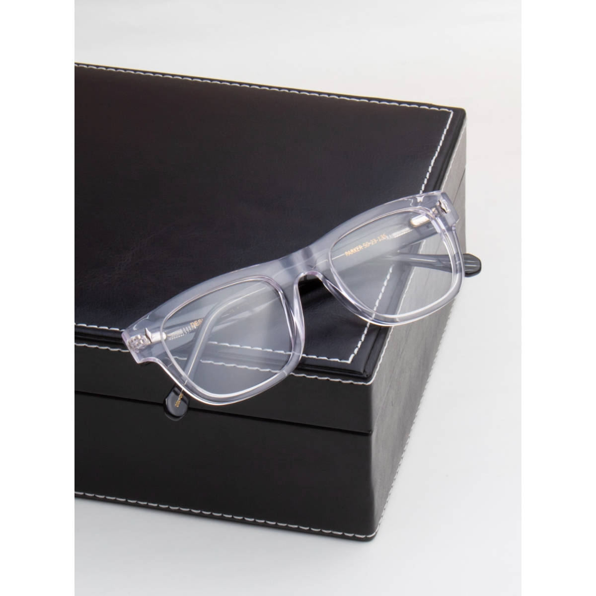 TED SMITH Unisex Full Rim Clear Square Frame