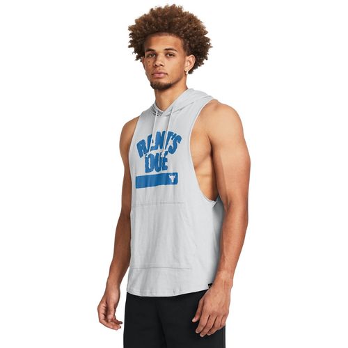 Under Armour Mens Project Rock Rents Due Sleeveless Hoodie