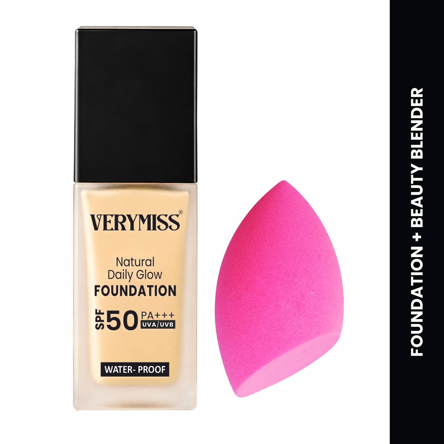 VERYMISS Foundation + Beauty Blender Combo Set