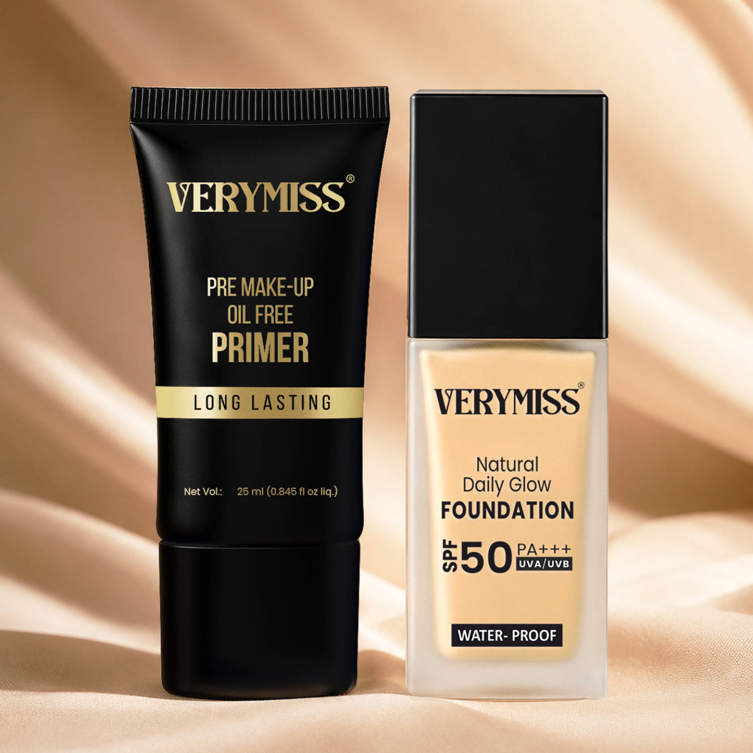 Verymiss Foundation + Oil Free Primer Light Tone (VMFD06-02, VMPR02)