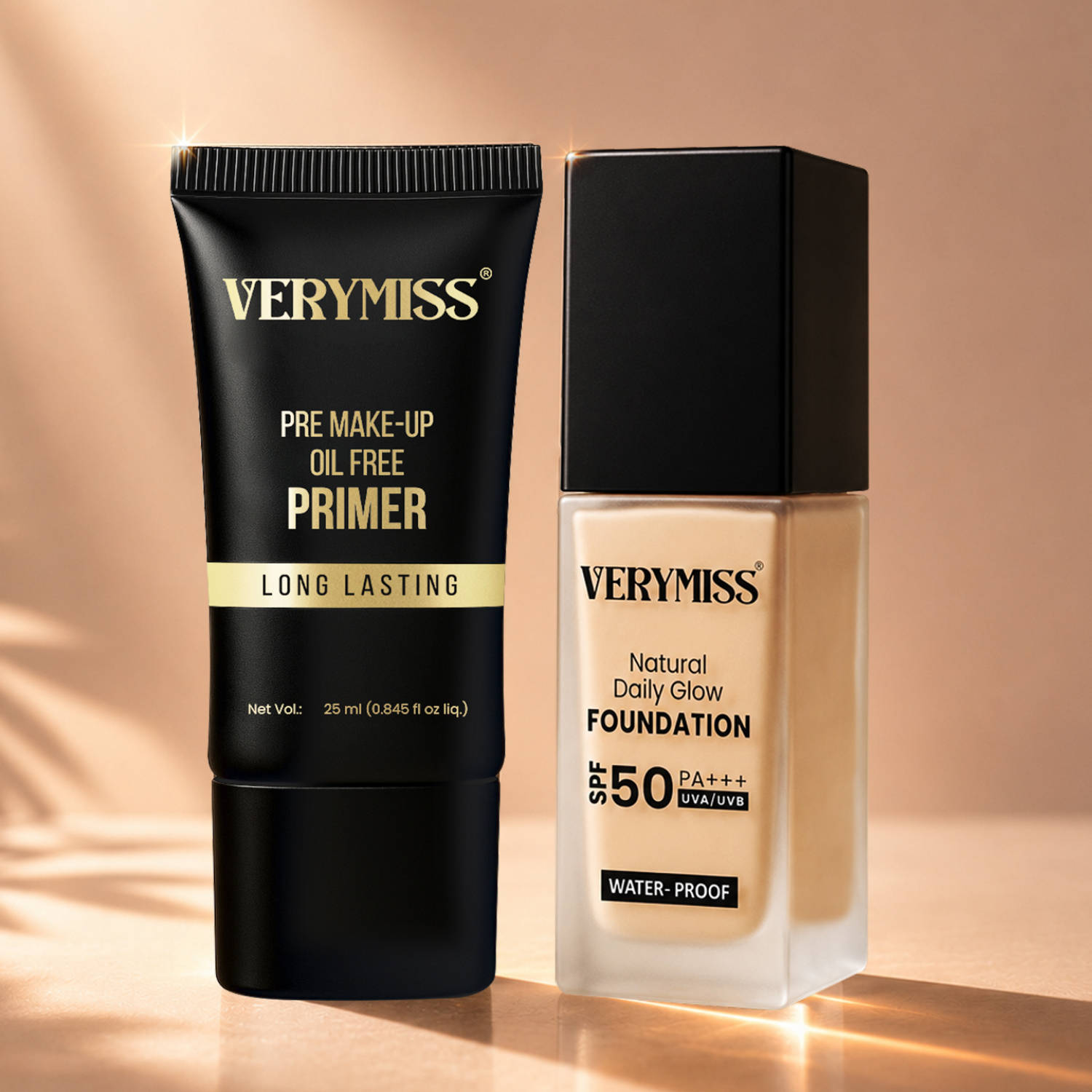 Verymiss Foundation + Oil Free Primer Medium Tone (VMFD06-03, VMPR02)