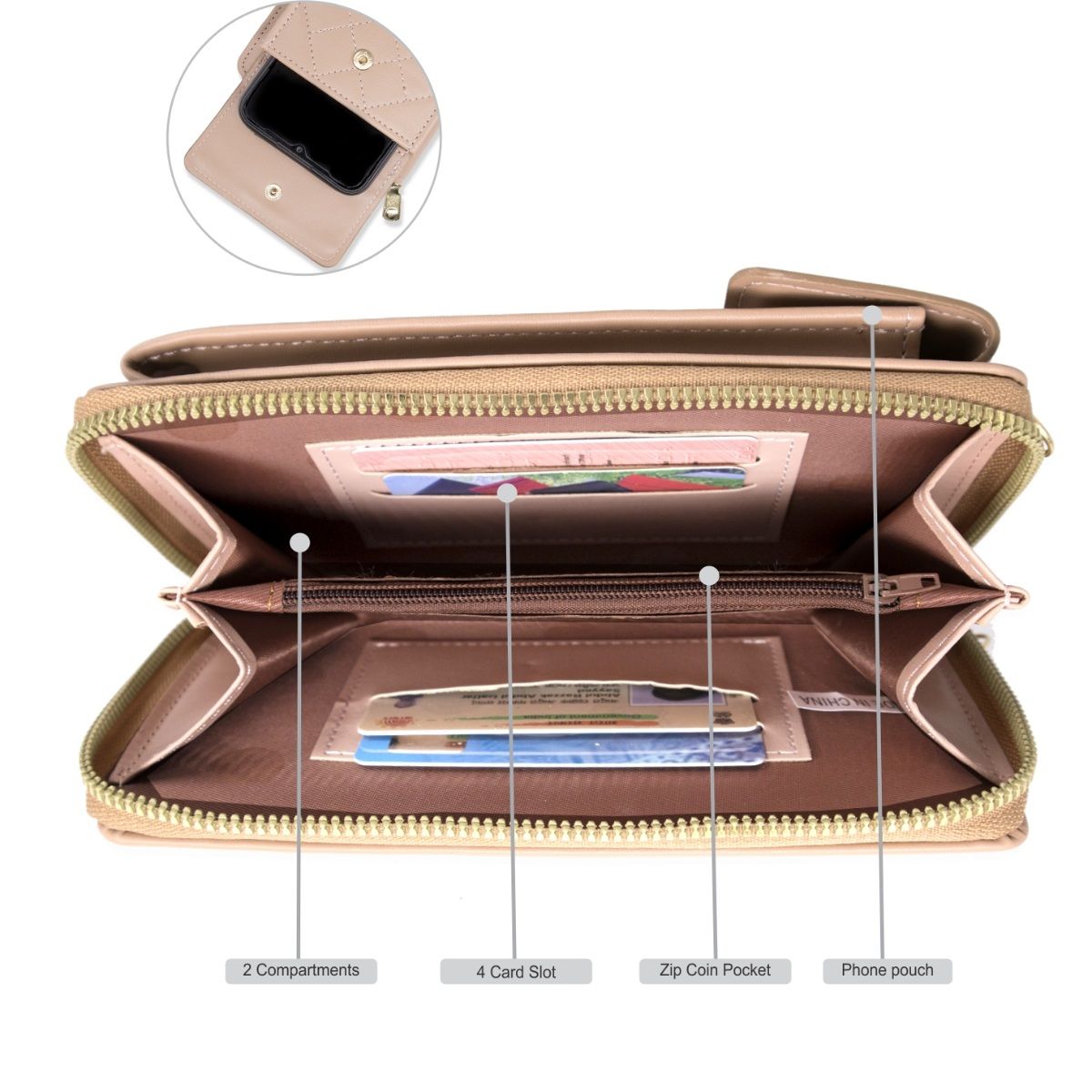the 'on the go' - a phone wallet crossbody bag – Charleston Leathergoods