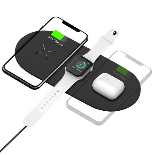 UNIGEN AUDIO Unidock 300 In Wireless 15w Charging Mat  Station-iwatch/airpods/iphone