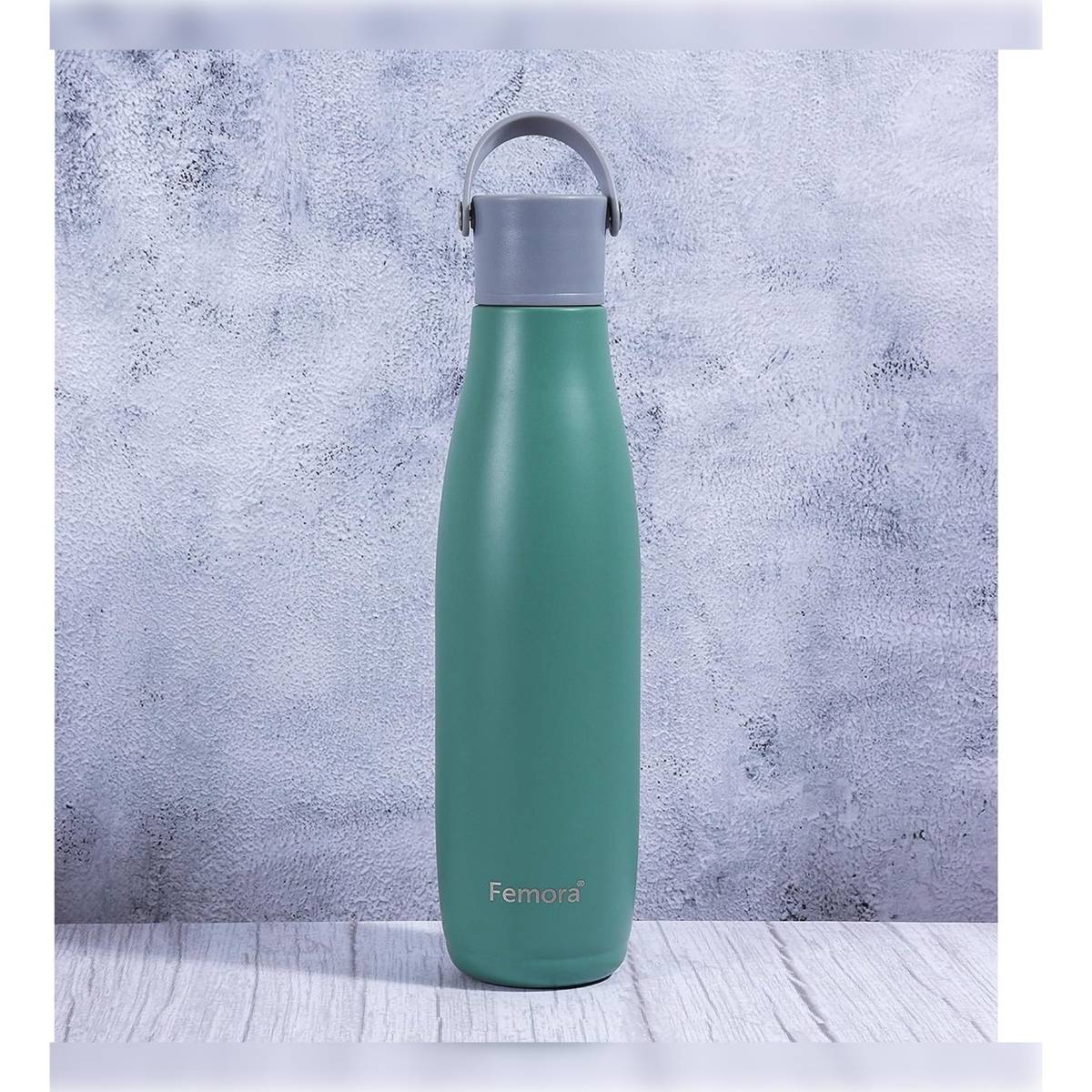 Femora Stainless Steel Pure Quench Jet Green Vacuum Insulated Water Bottle 700Ml