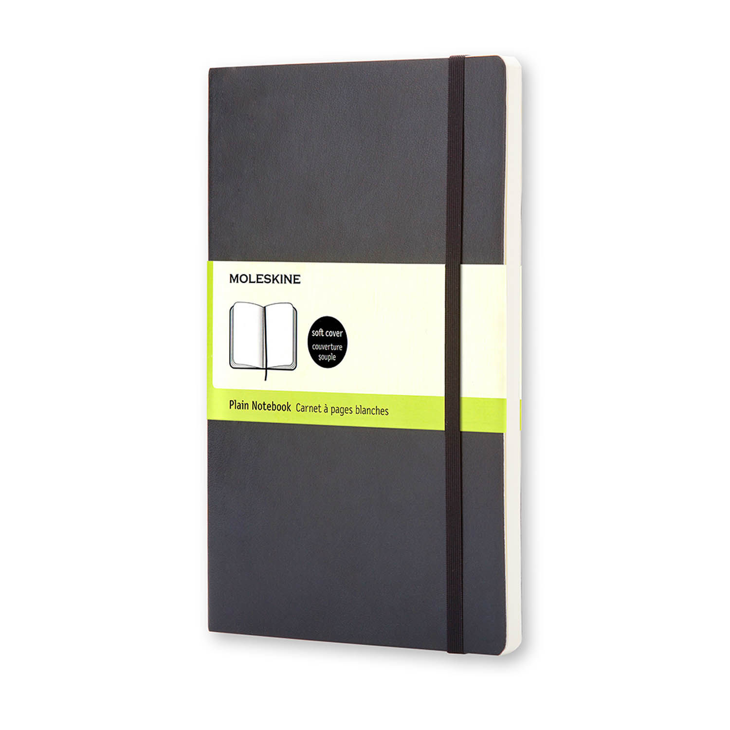 Moleskine Classic Notebook Plain Soft Cover Large - Black