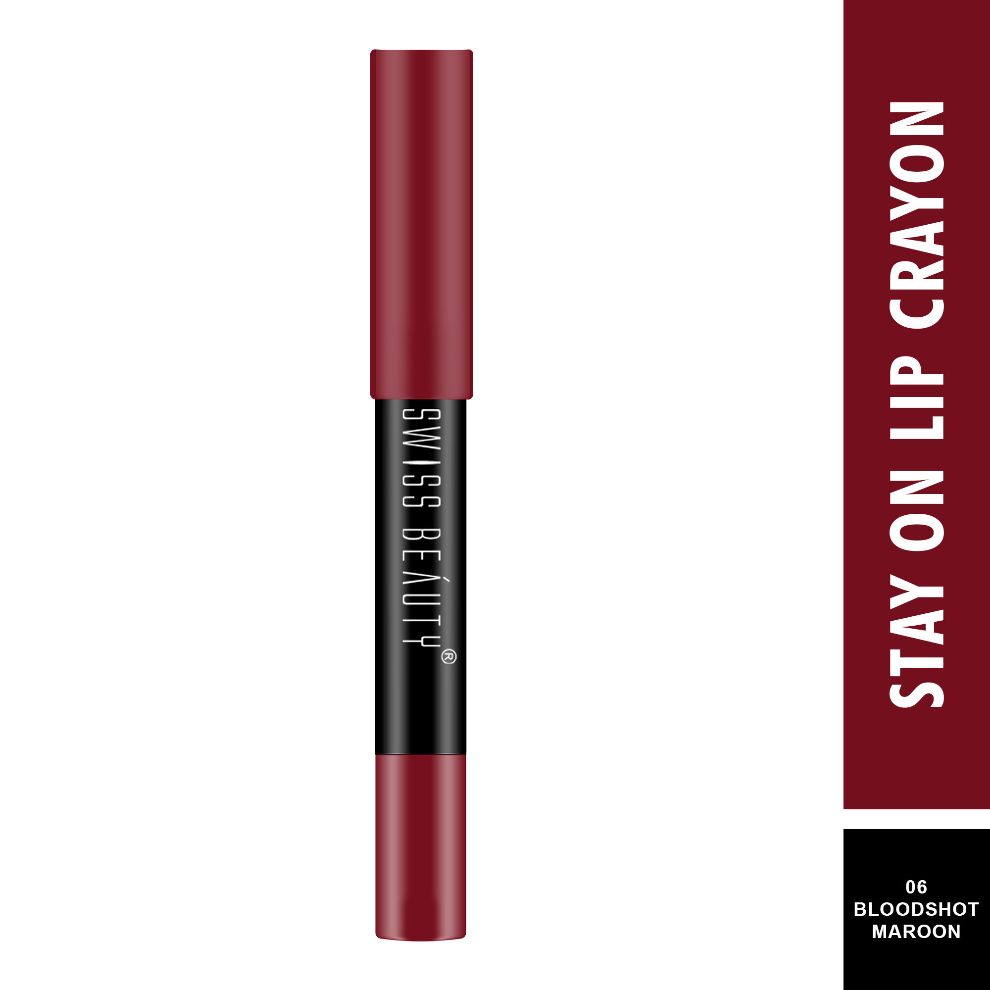 maroon crayon lipstick