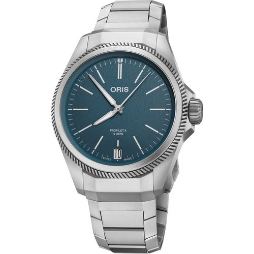Buy Oris Propilot X Date Dial Color Blue Men Watch 01 400 7778