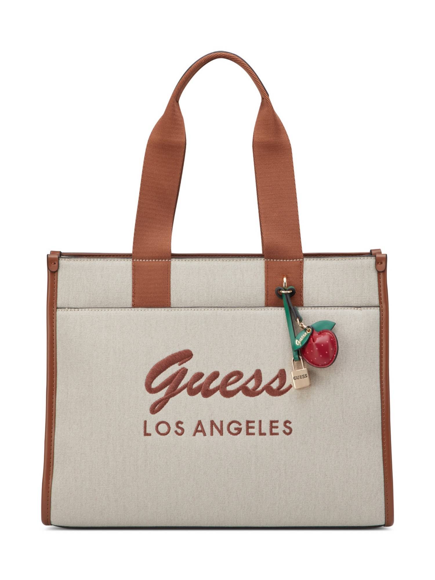 Guess Jackie Women Zipper Embroidered Shoulder Bag
