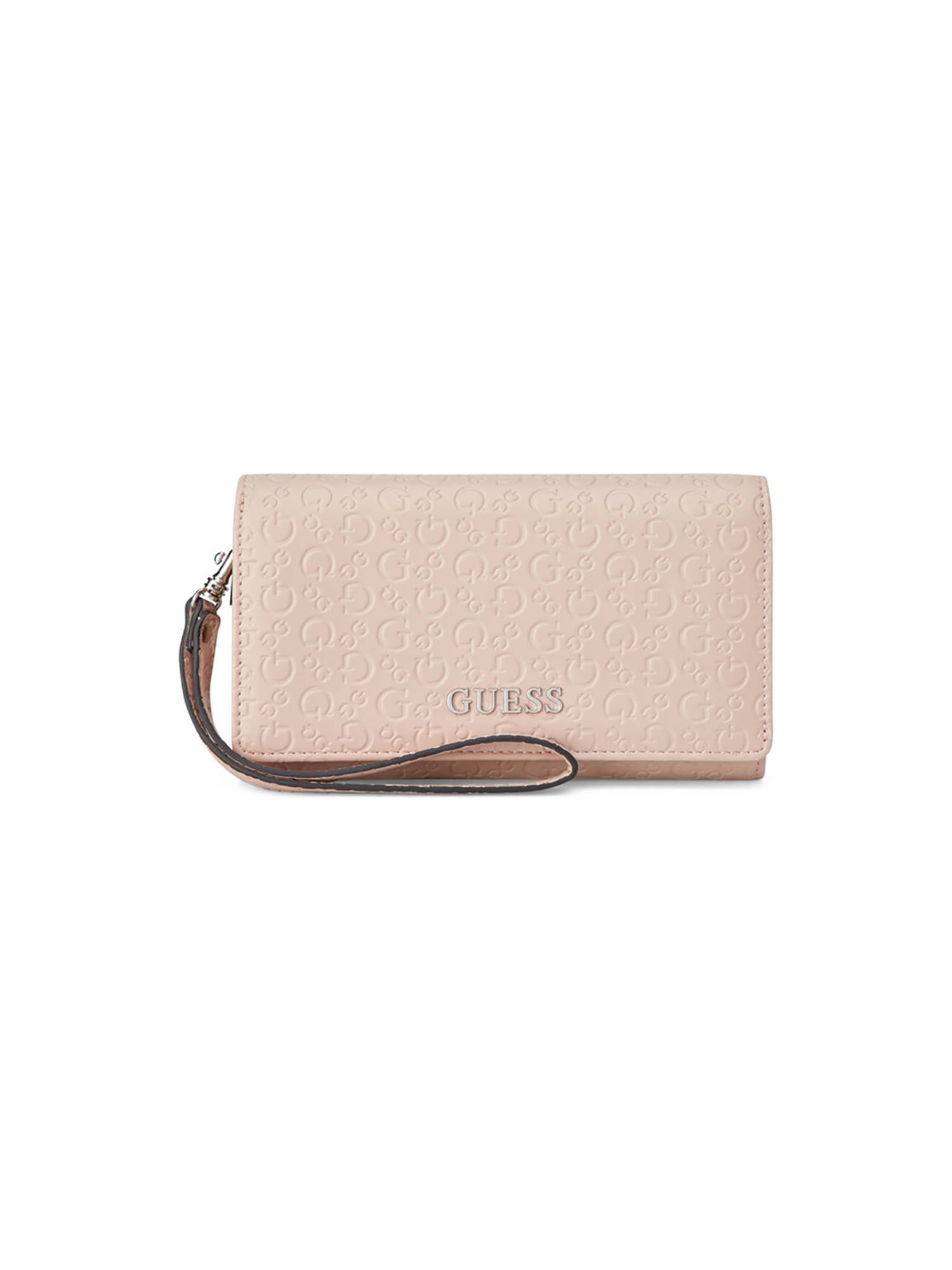 Guess Remy Pink Women Textured Bifold Wallet