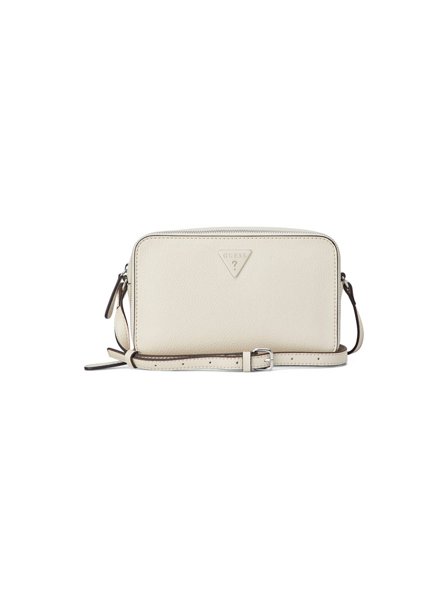 Guess Lisa Cream Women Zipper Solid Crossbody Bag