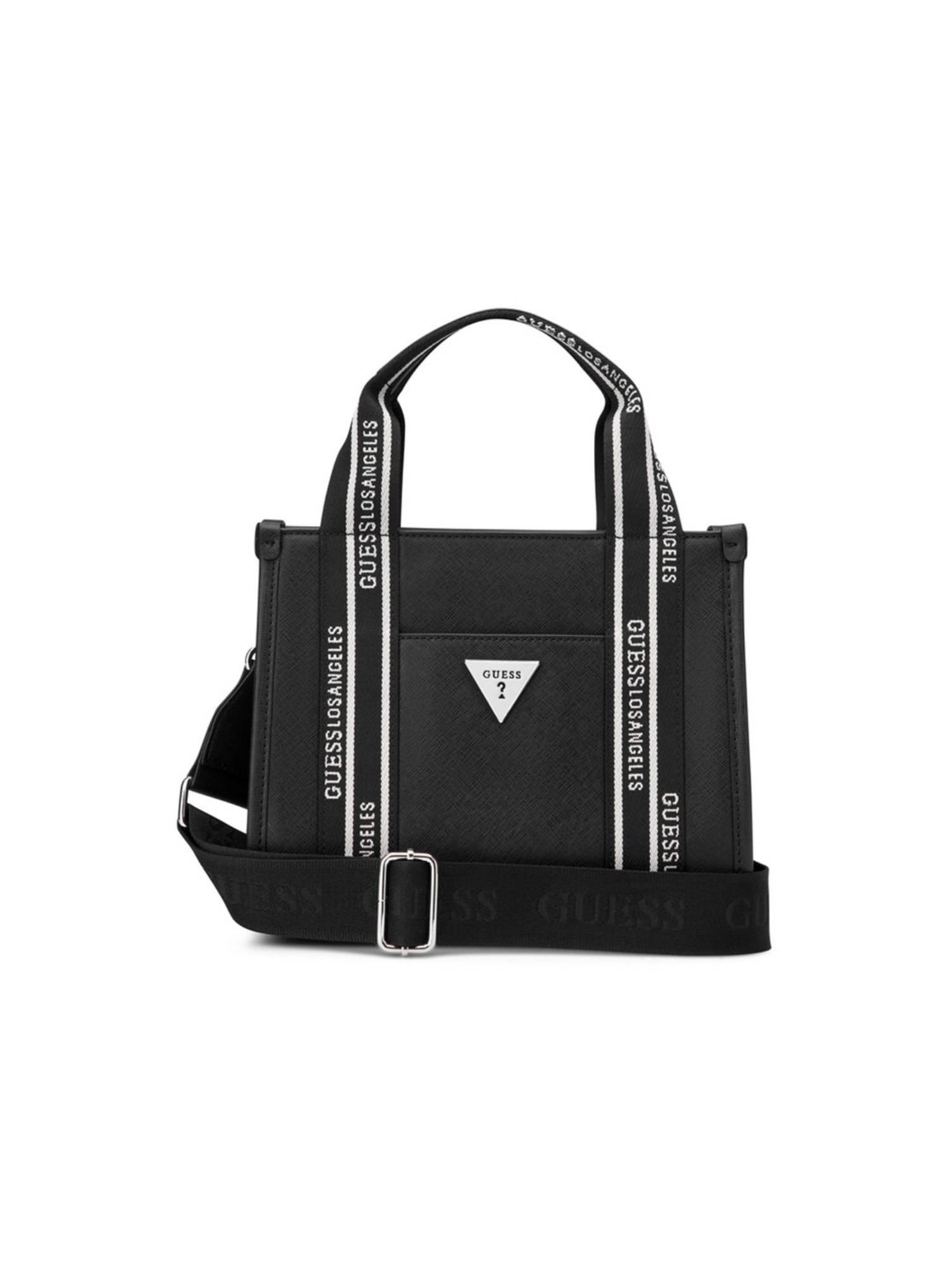 Guess Jackie Black Women Zipper Solid Shoulder Bag