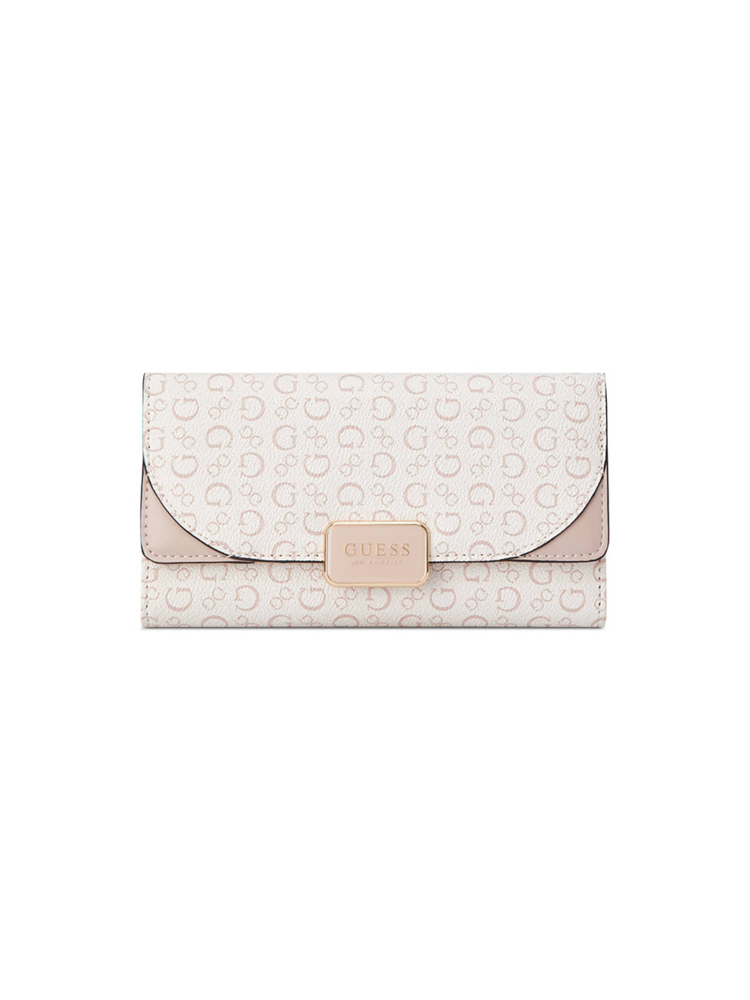 Guess Pandora Cream Women Printed Trifold Wallet