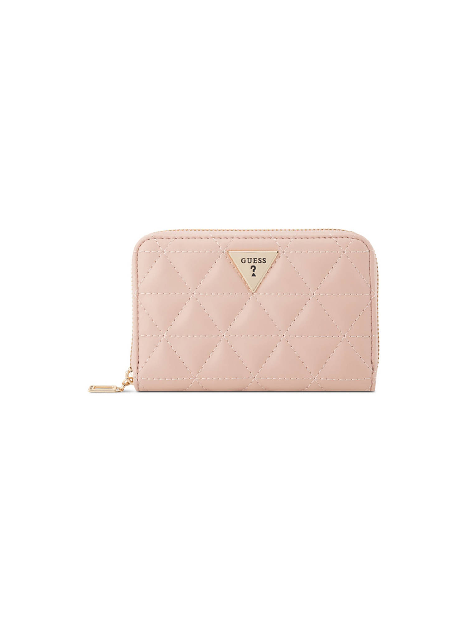 Guess Katy Pink Women Zipper Quilted Medium Wallet