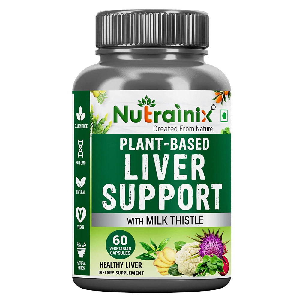 Nutrainix Certified Organic & Plant-Based Liver Support Capsules