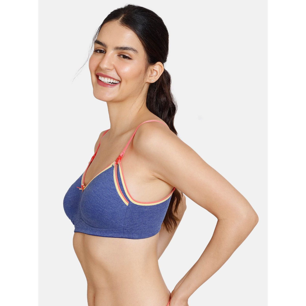 Zivame Desi Kitsch Double Layered Non Wired 34Th Coverage Maternity