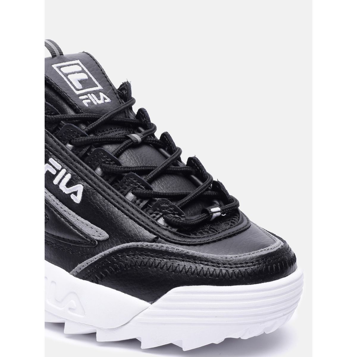 Fila disruptor black sale suede