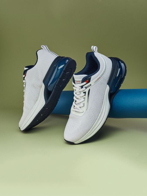 Campus Canva Men White Running Shoes