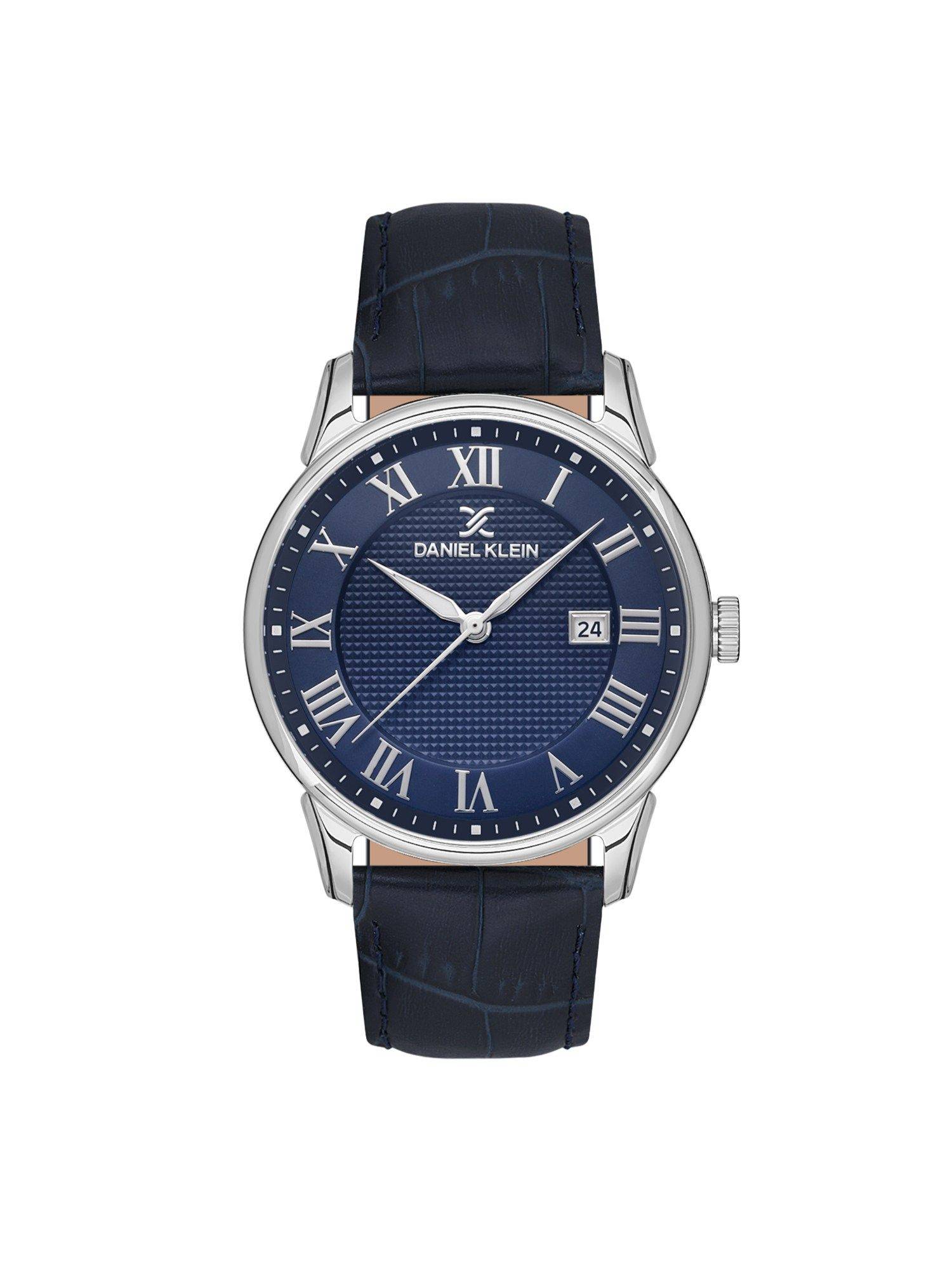 Daniel Klein Blue Dial Premium Men Analogue Watch - DK.1.13652-3