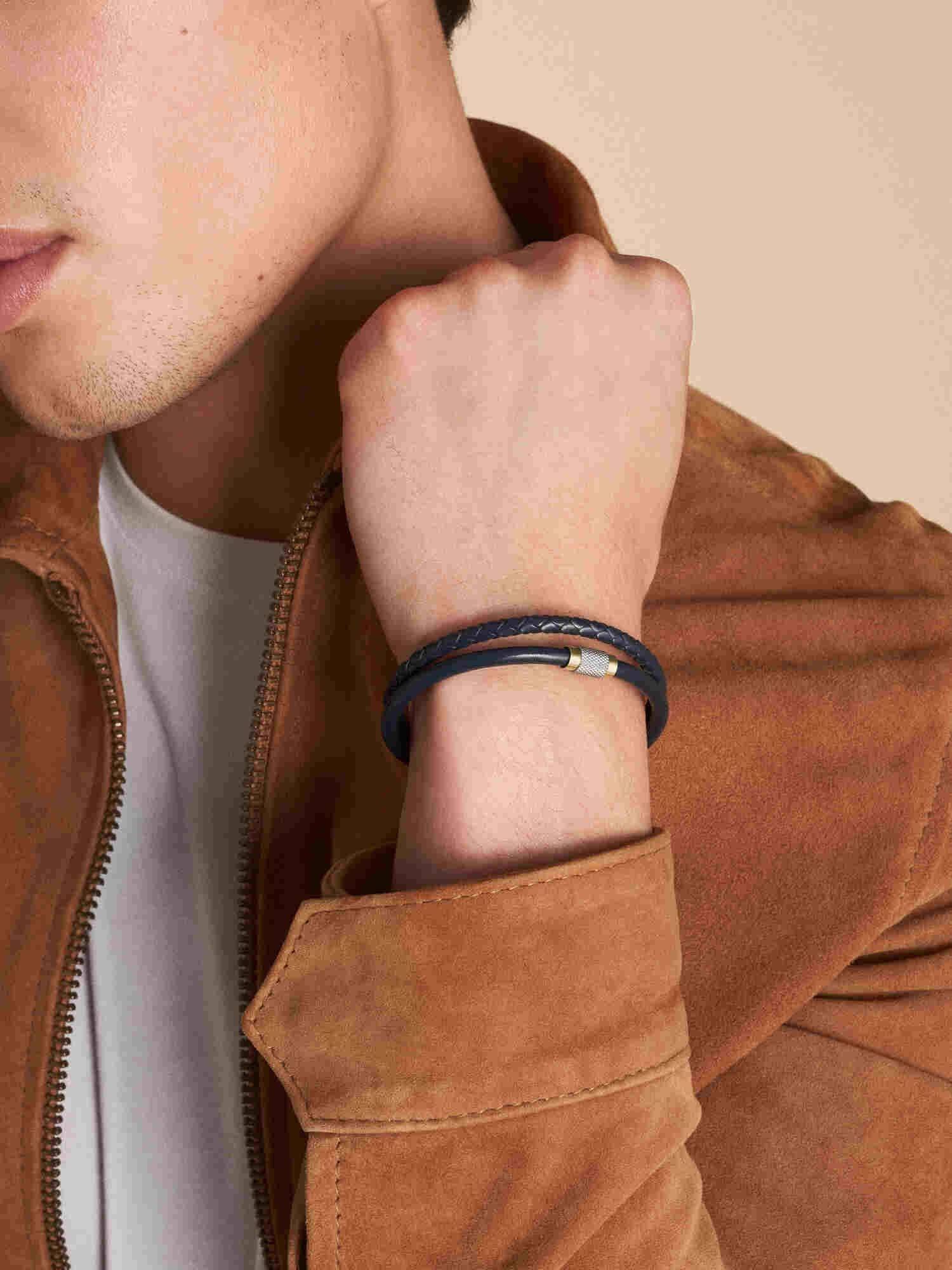Fossil Jewellery Navy Blue Bracelet JF04703998