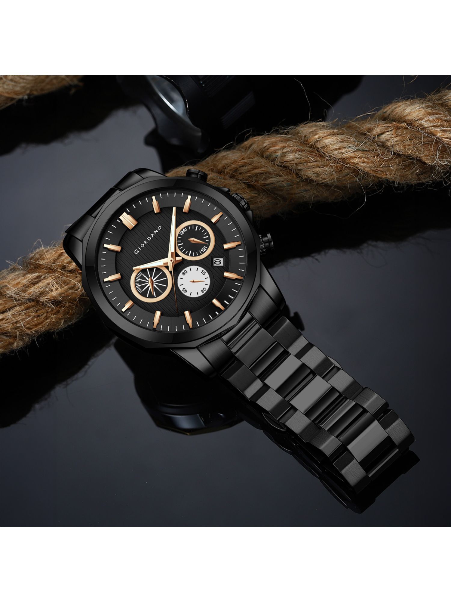 Buy Giordano Black Dial Analog Wrist Watch for Men - GZ-50036 Online