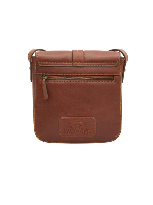 Hidesign Fort Worth 01 Tan Men's Sling Bag (22 X X 21 Cms) (S)