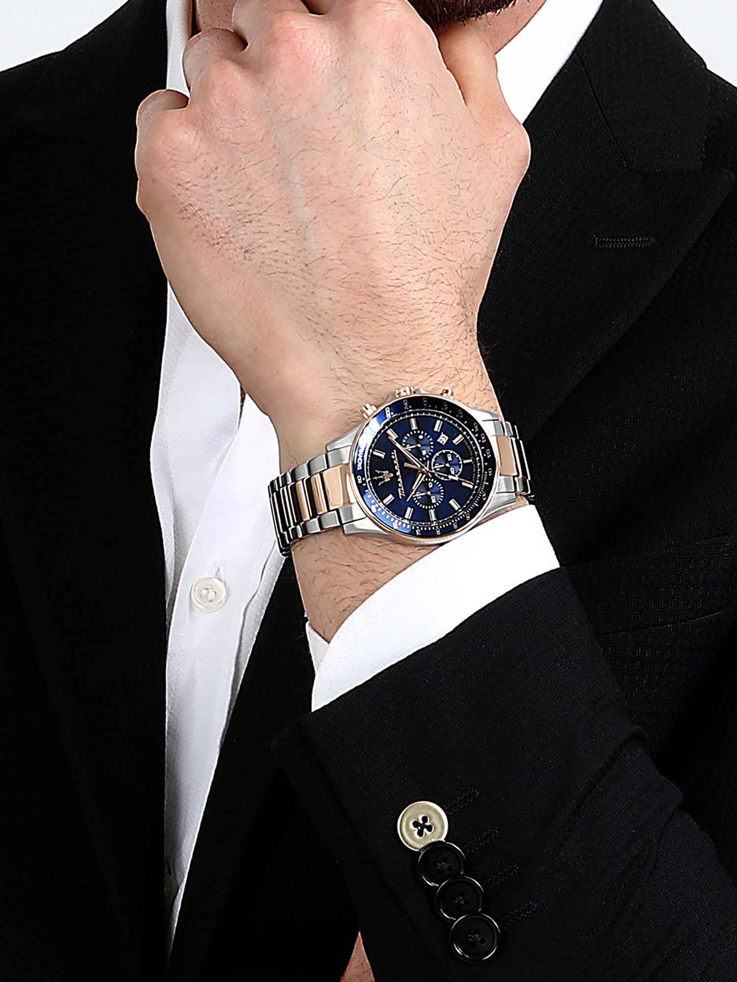 Buy Maserati Men Sport Blue Dial Analog Watch - R8873640022 (M) Online