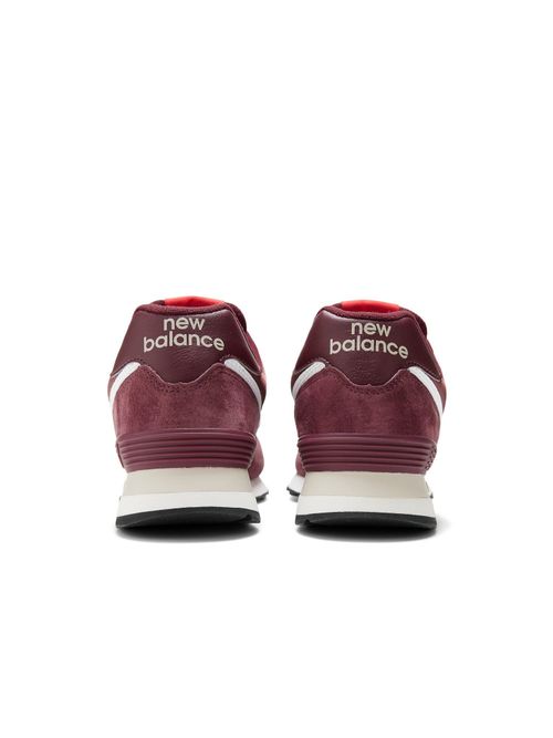 Buy New Balance Unisex 574 Maroon Sneakers Online