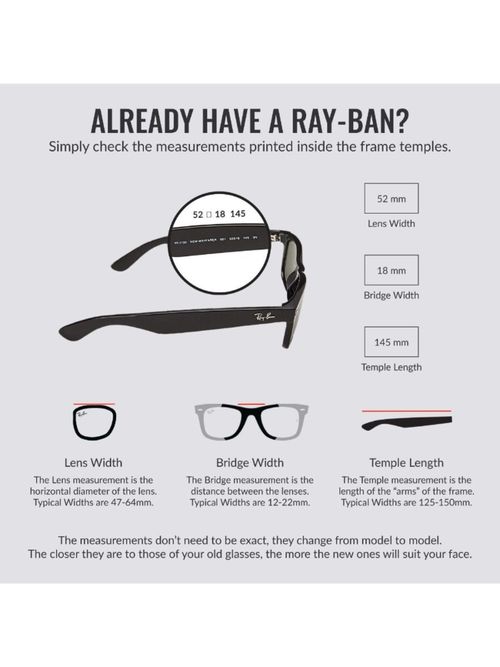 Buy Ray-Ban Demo Lens Square Eyeglass Frames 0RX7129II Online