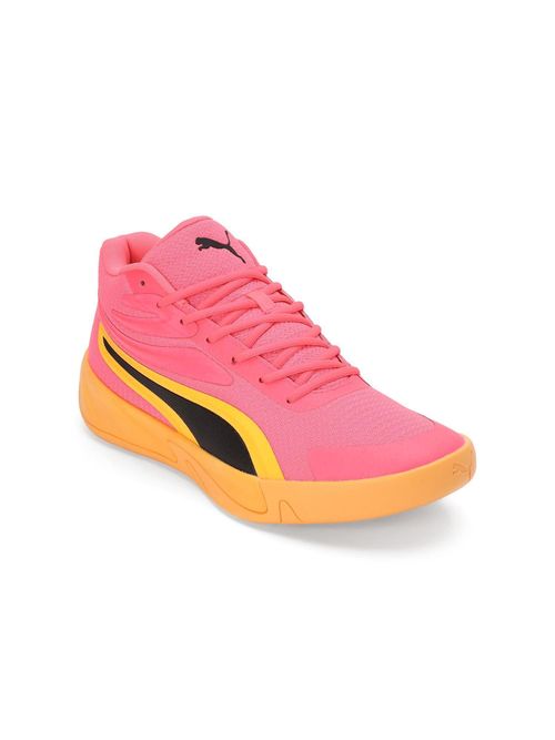 Puma Court Pro Unisex Pink Orange Basketball Shoes - Main Image